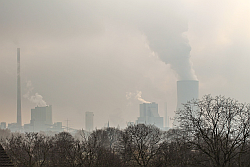 Smog über dem Ruhrgebiet