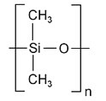 Chemische Struktur von PDMS