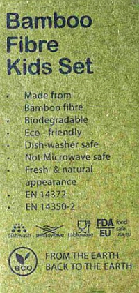 Bezeichung auf Kindergeschirr