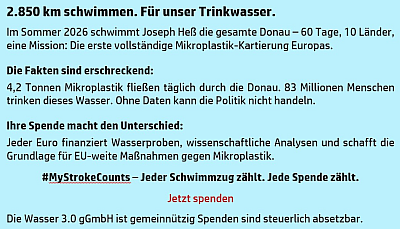 Spendenaufruf gegen Mikroplastik